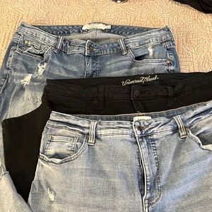 3 pairs of size 16 jeans